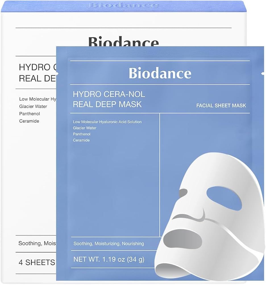 Biodance - Hydro Cera-nol Real Deep Face Mask - 4 Pcs - 34 gm
