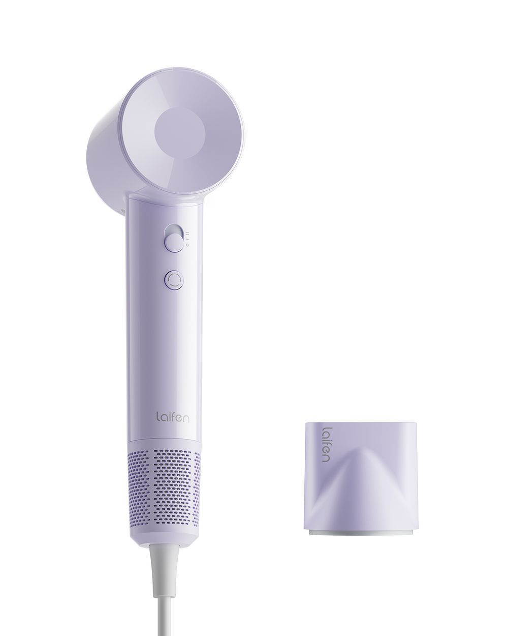 Laifen - SE Lite Hair Dryer With Nozzle - Purple - 1400 W