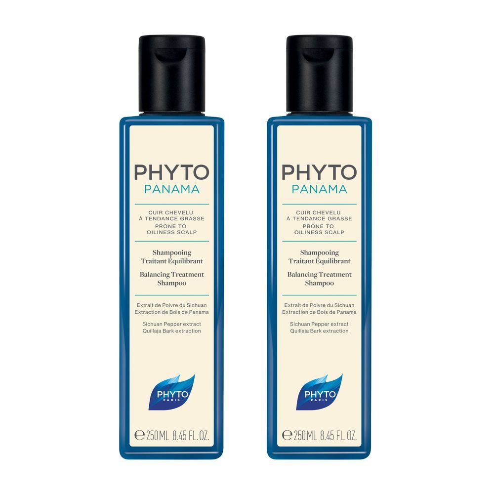 Phyto - Panama Balancing Hair Treatment Shampoo - Pack of 2 - 250 ml