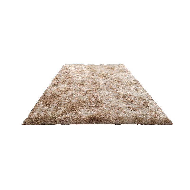 Mei Stylish - Modern Wool Fluffy Floor Mat Carpet - Light Brown