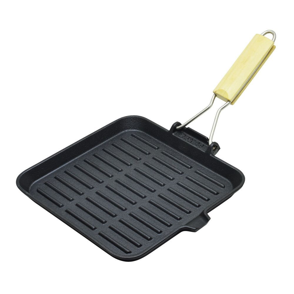 Kitchen Master - Cast Iron Grill Pan - 24 cm