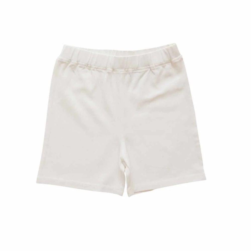 Ola Otter - Girl's Unisex Shorts - White