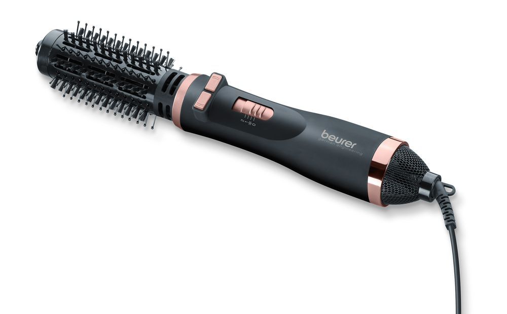 Beurer - Rotating Hot Air Brush 1000 W - Black/Rose Gold