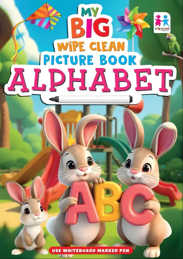  كتابي المصور الكبير القابل للمسح - الأبجدية