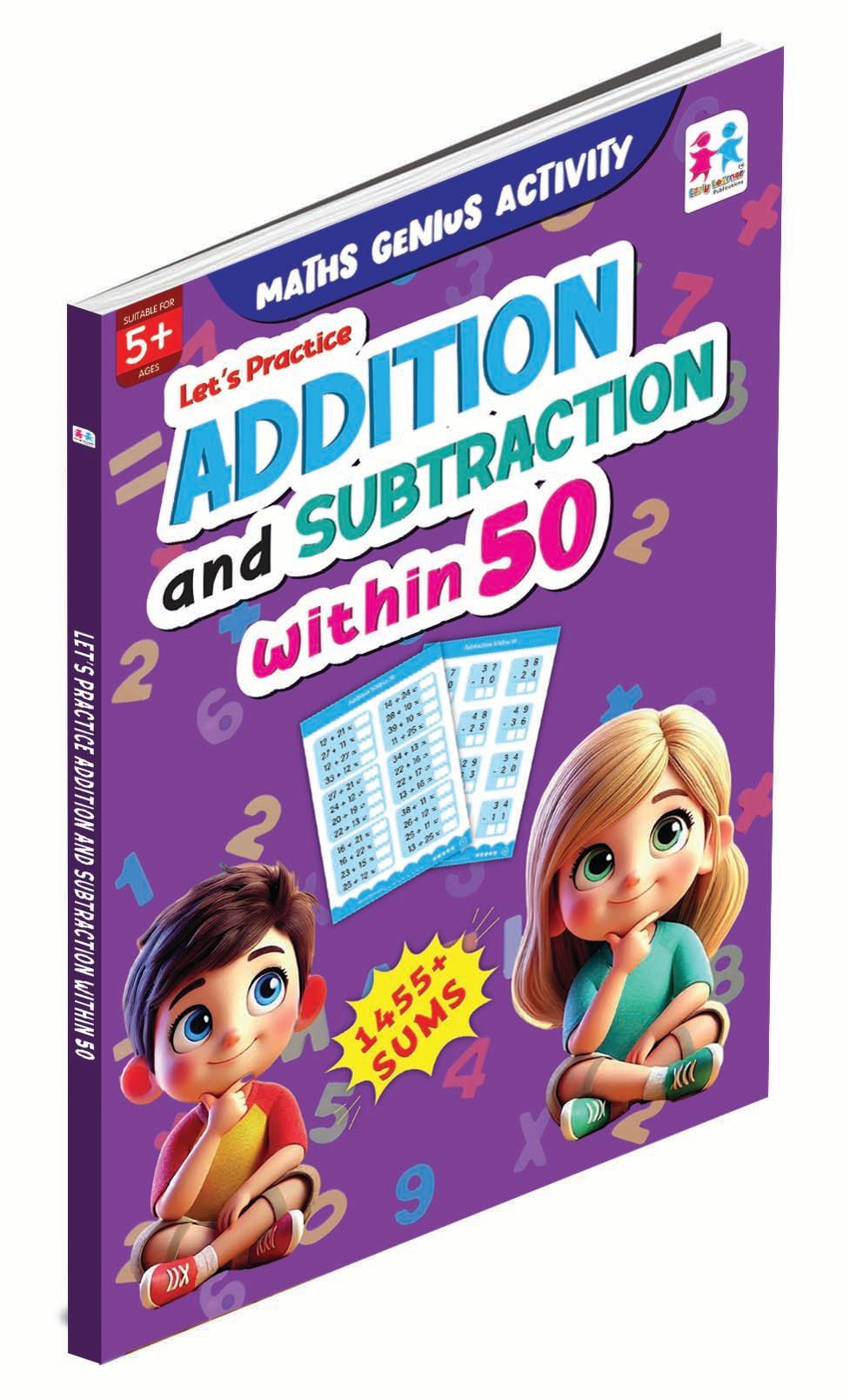 Maths Genius Activity: Let's Practice Addition & Subtraction Within 50