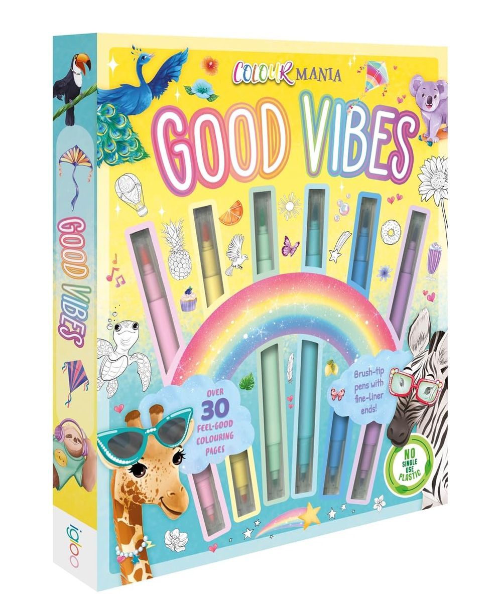 كتاب Good Vibes Colour Mania