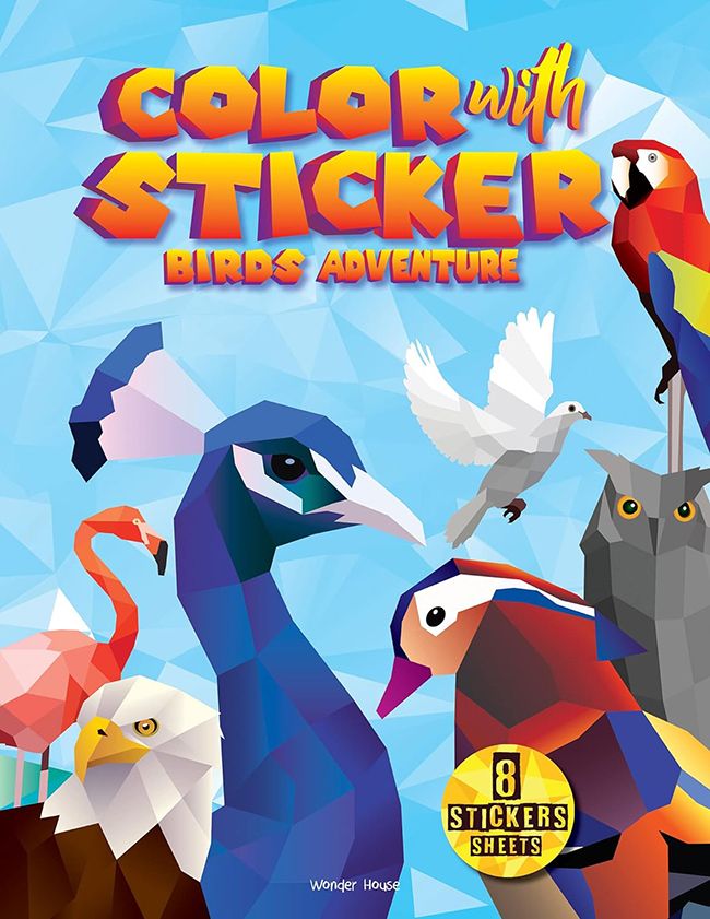 Color With Sticker - Birds Adventure