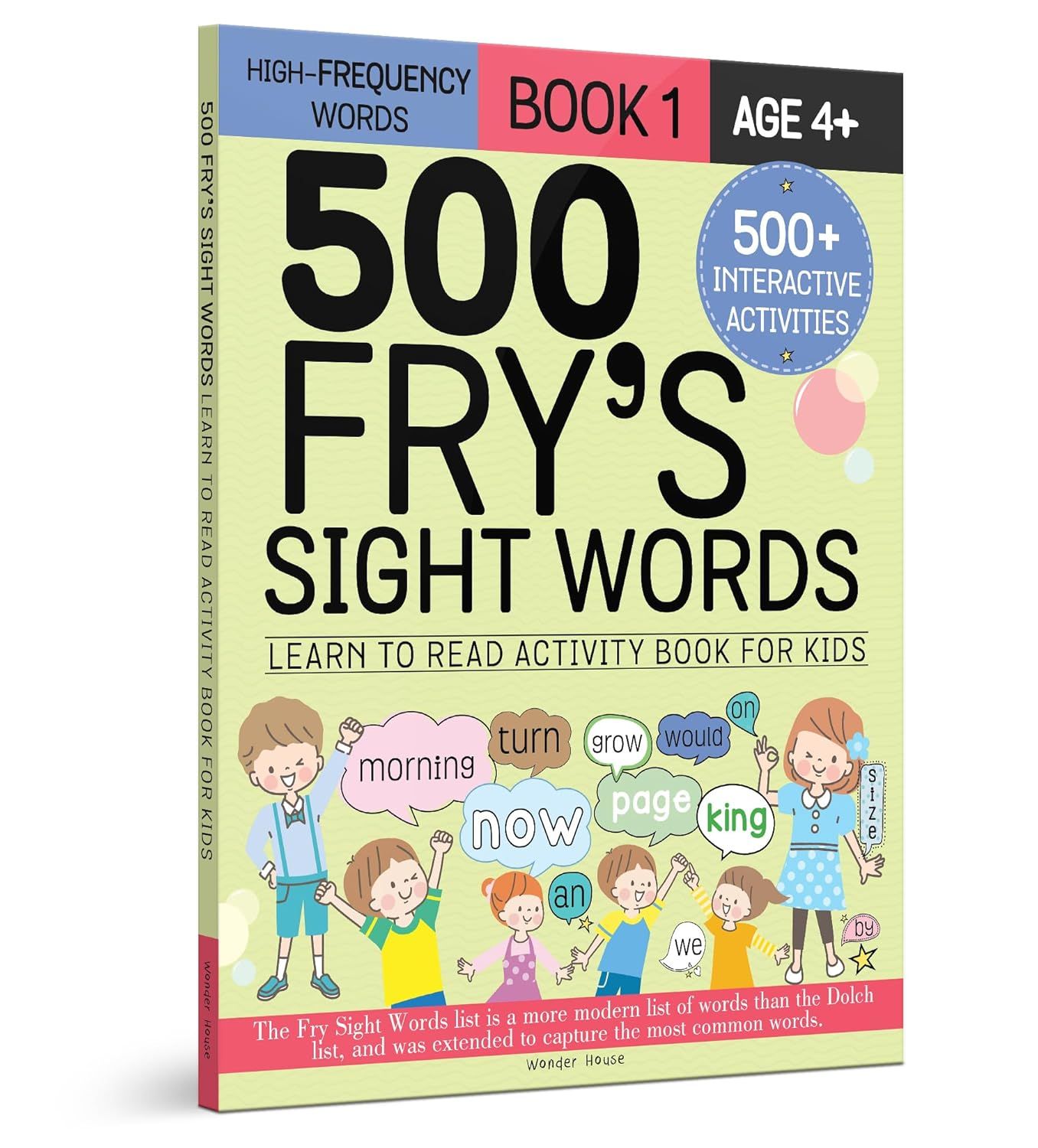 كتاب 500 Frys Sight Words Activity Book