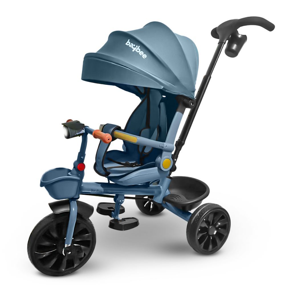 Baybee - 3-In-1 Uno Tricycle For Kids - Blue