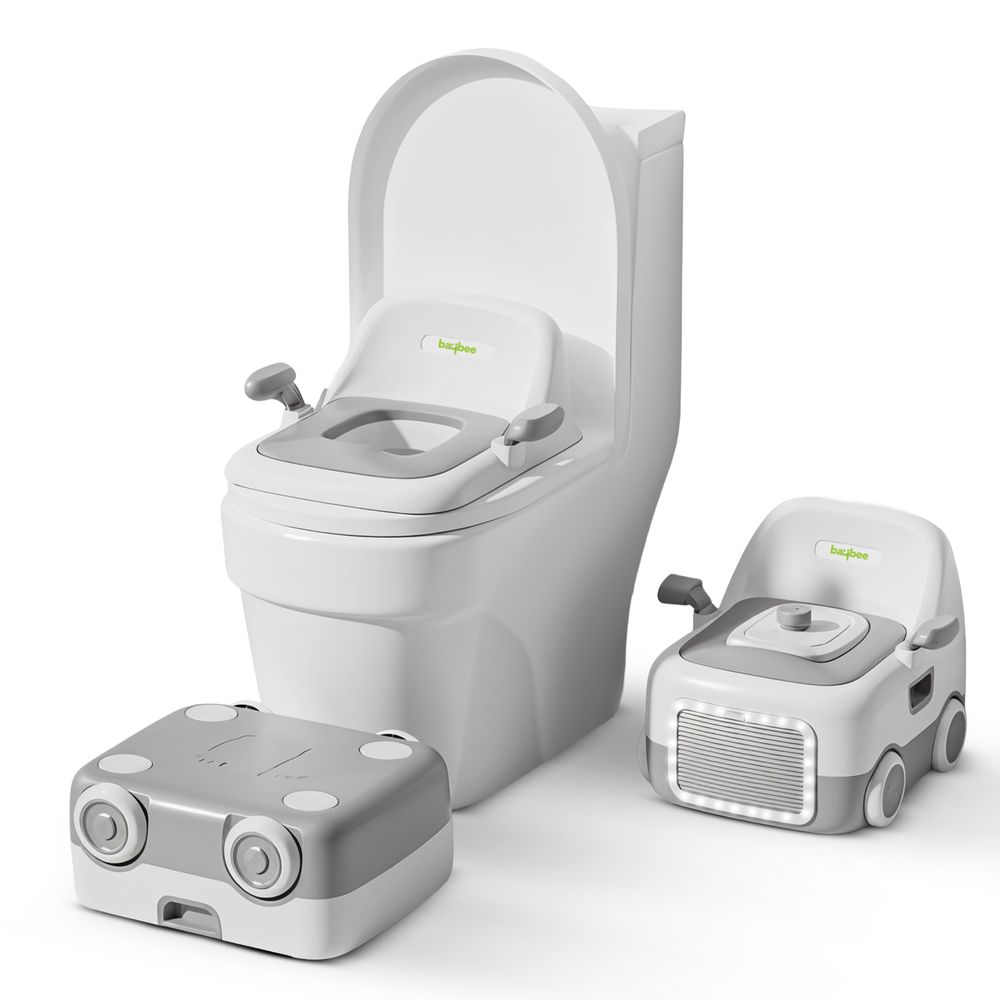 baybee - 3-In-1 Convertible Baby Potty Training Seat - Grey