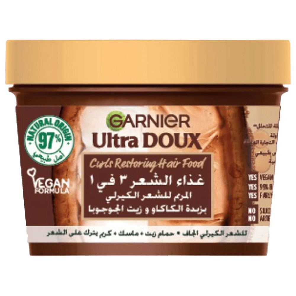 GARNIER - Ultra Doux Curls Restoring Hair Food - 390 ml