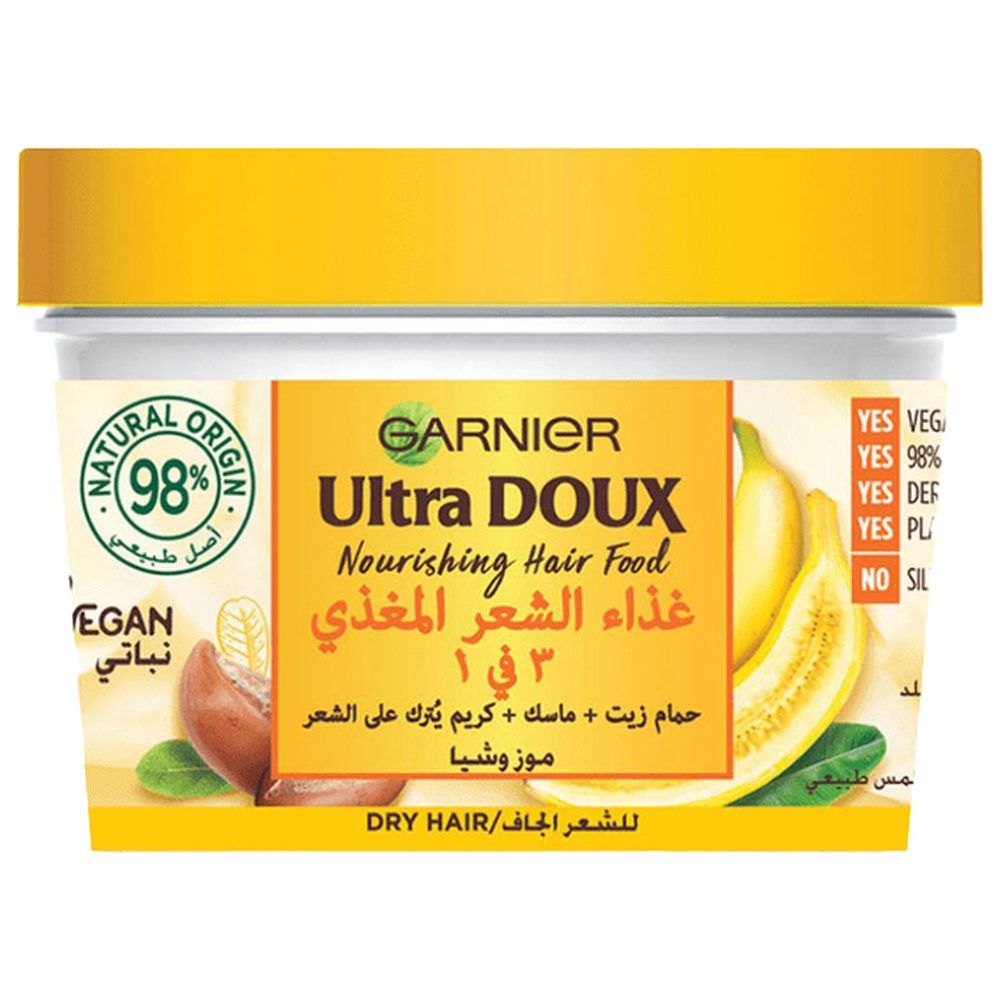 GARNIER - Ultra Doux Nourishing Banana Hair Food - 390 ml