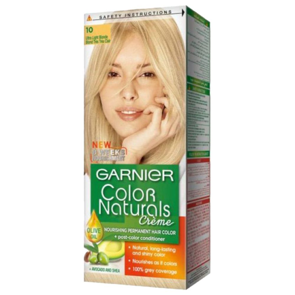 GARNIER - Color Naturals Cream Hair Color - 10 Ultra Light Blonde - 60 ml