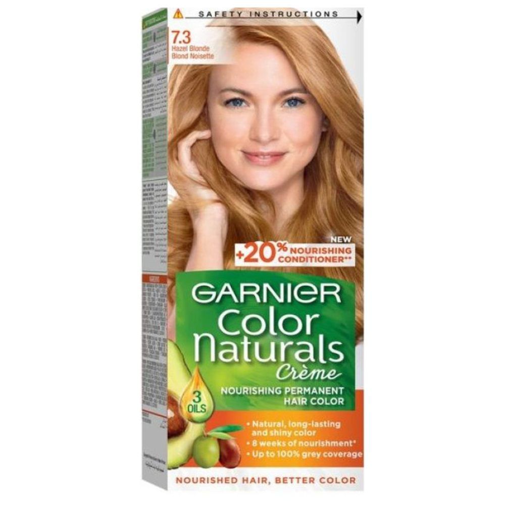 GARNIER - Color Naturals Cream Hair Color - 7.3 Hazel Blonde