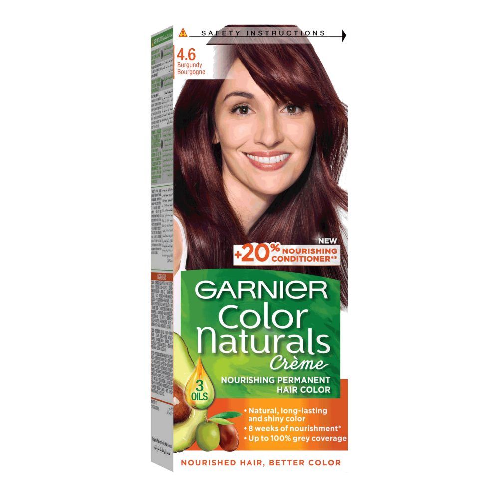 GARNIER - Color Naturals Cream Hair Color - 4.6 Burgundy