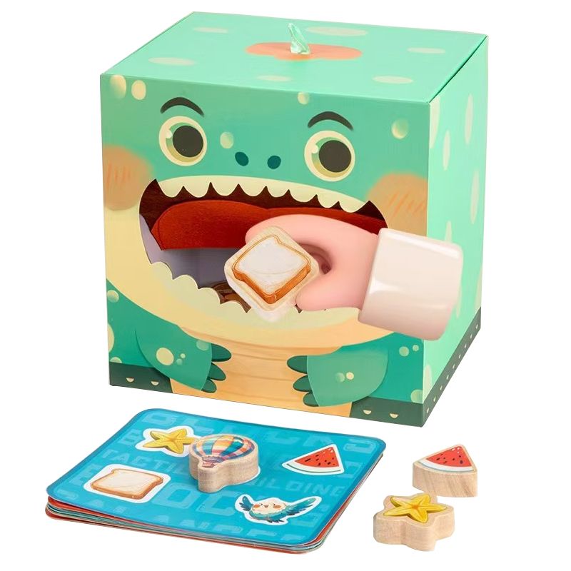 Factory Price - Ruby Wooden Breakfast Puzzle Play Set