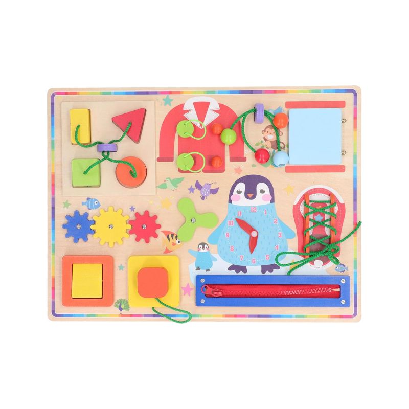 Factory Price - Kids Montessori Wooden Utility Busy Board