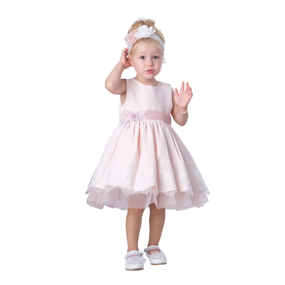 Via Bambino - 3177 Baby Girl's Dress - Pink