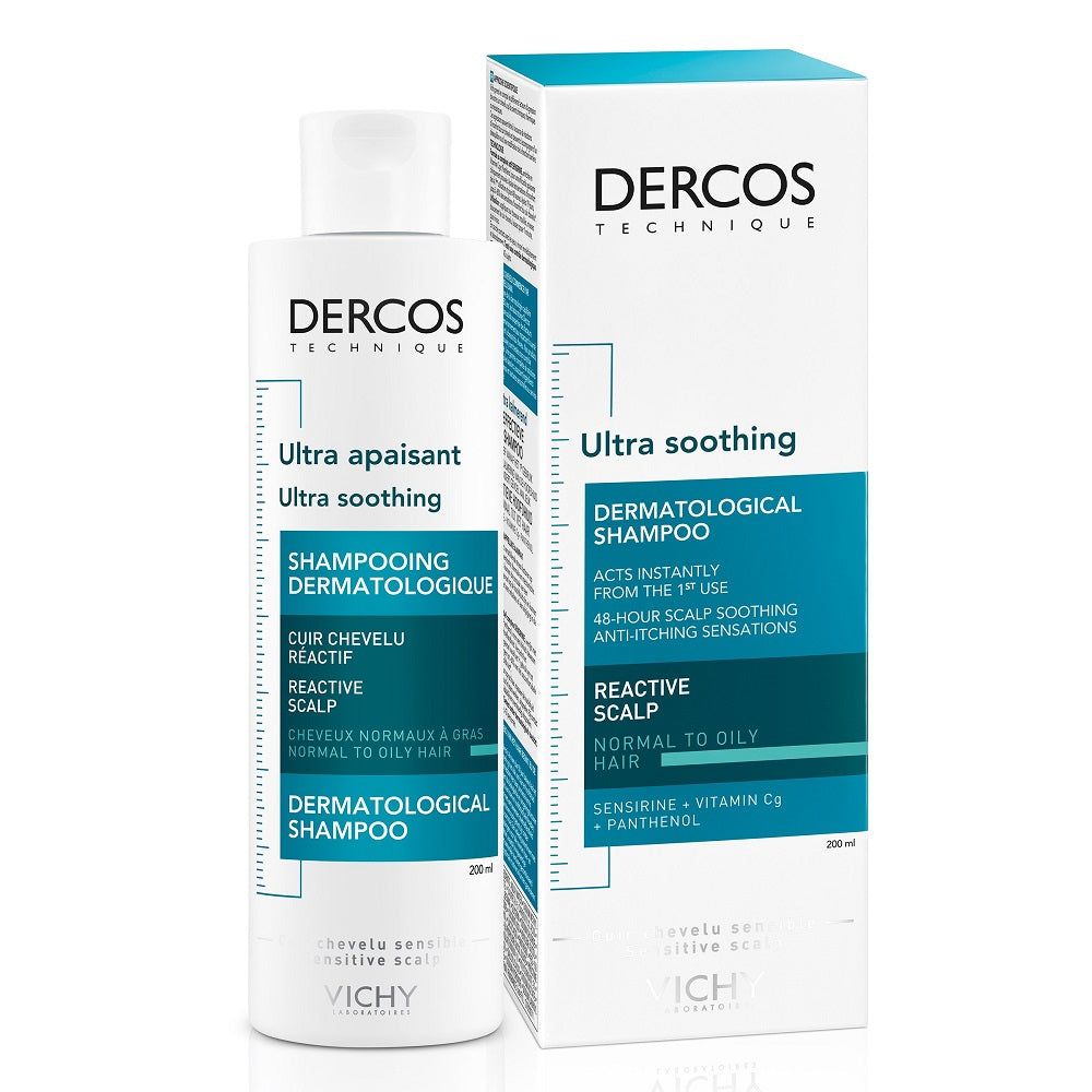 Vichy - Dercos Ultra Soothing Shampoo - Normal Hair - 200ml
