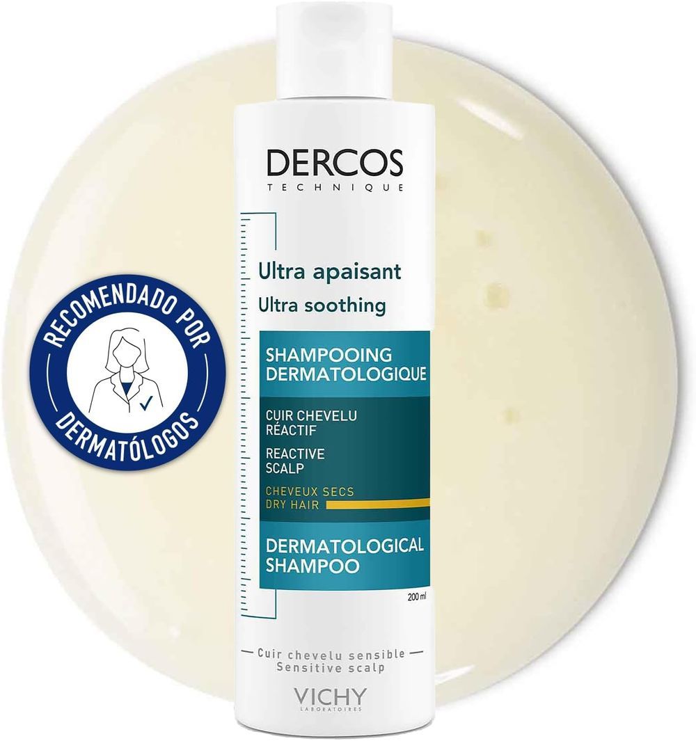 Vichy - Dercos Ultra Soothing Shampoo - Dry Hair - 200ml