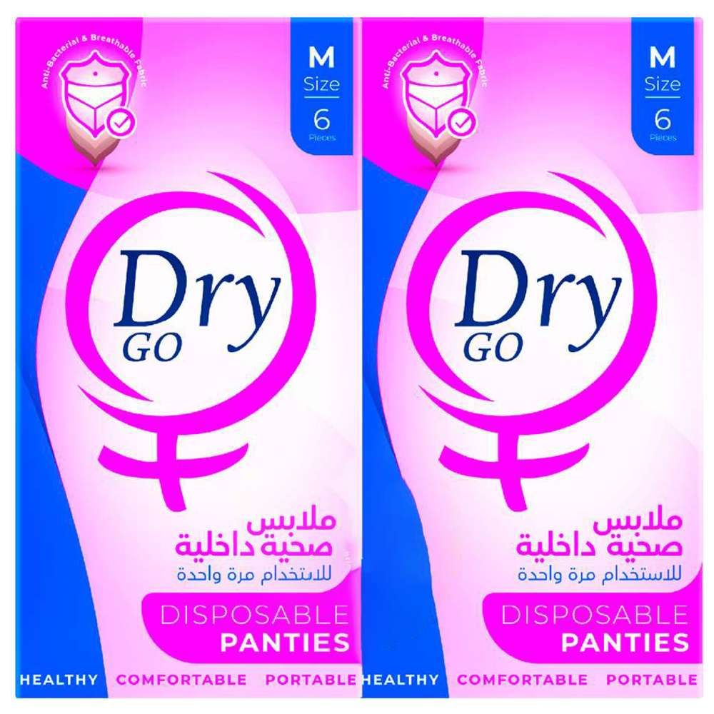 Dry - Go Disposable Panties - Medium - 12 Pcs