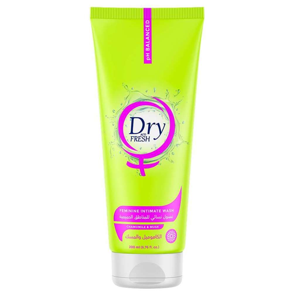 Dry - Fresh Intimate Chamomile & Musk Feminine Wash Gel - 200 ml