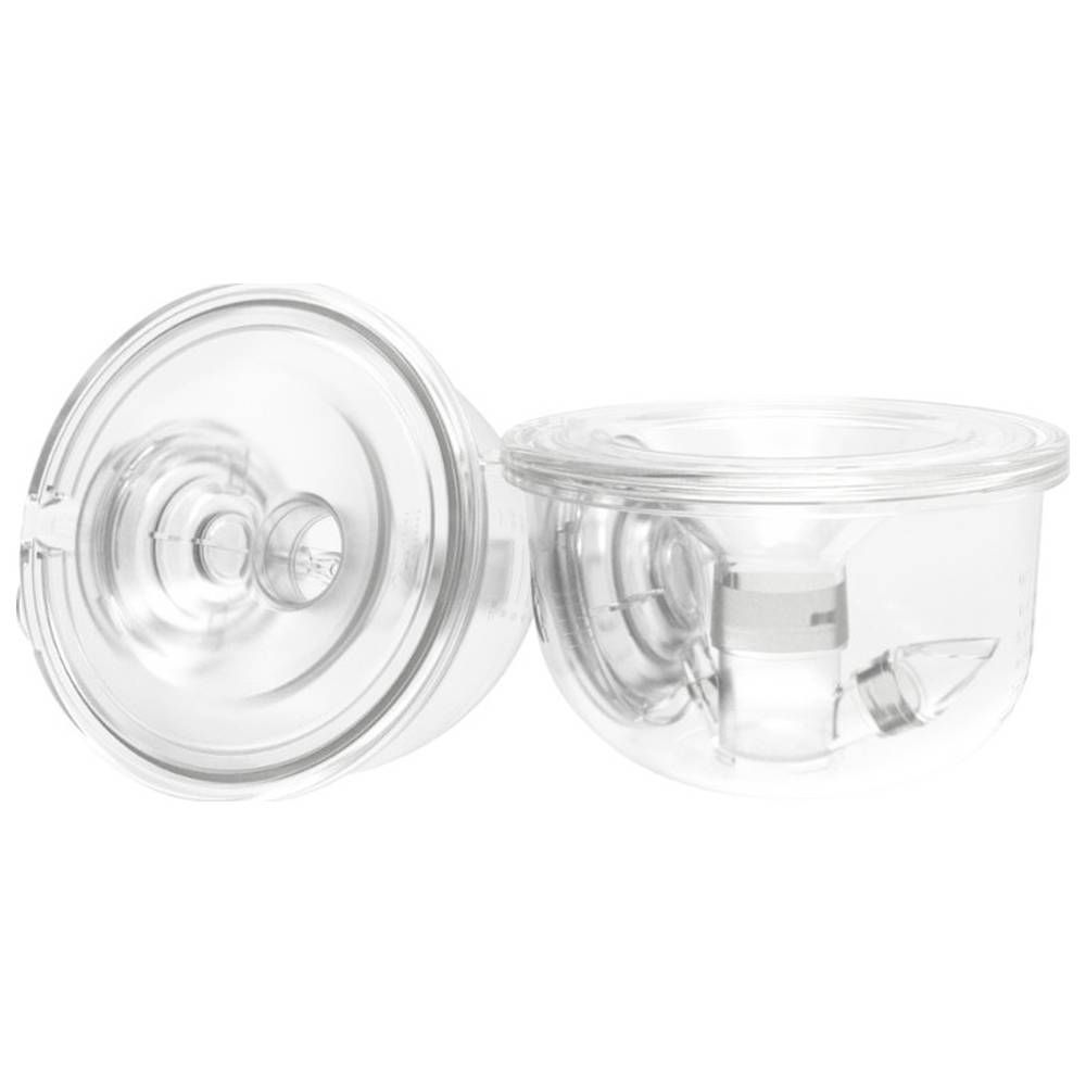Malish - Silicone Breast Milk Collector - White - 100 ml