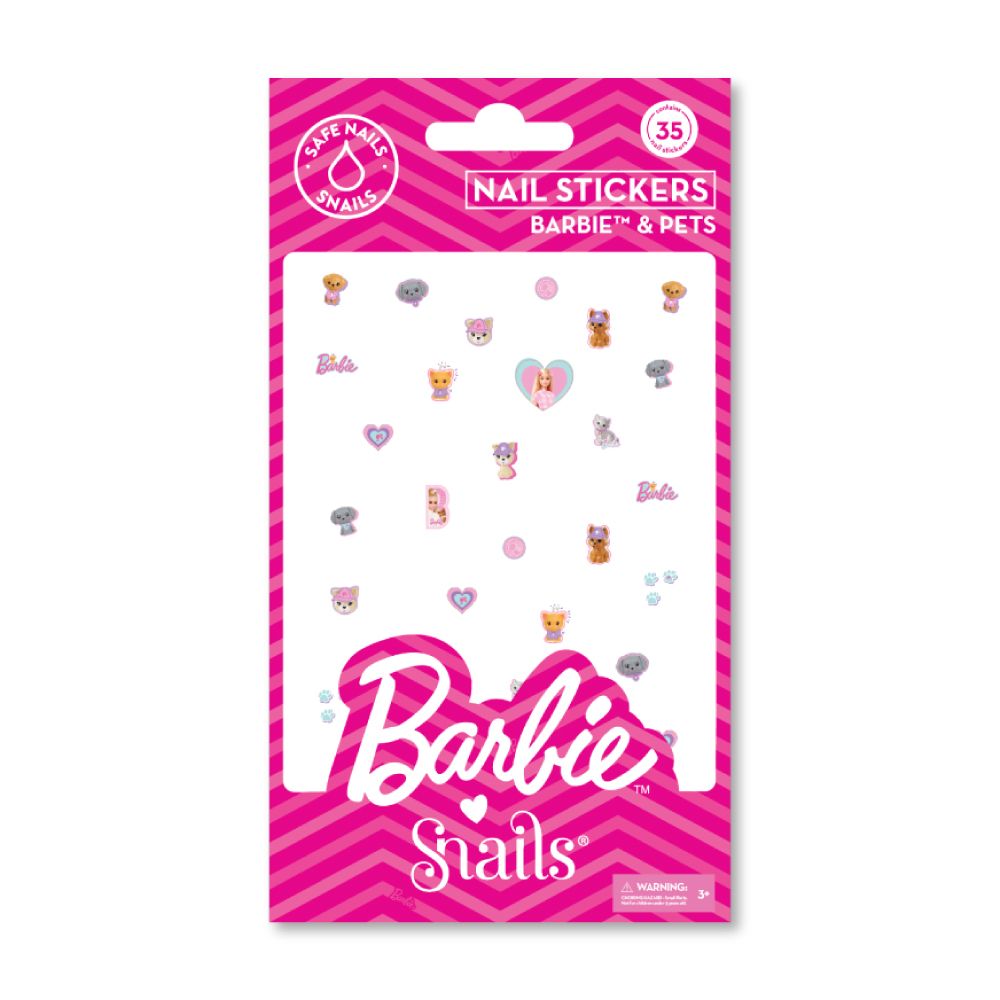 Snails - Barbie Nail Stickers - Pets - 35 Pcs