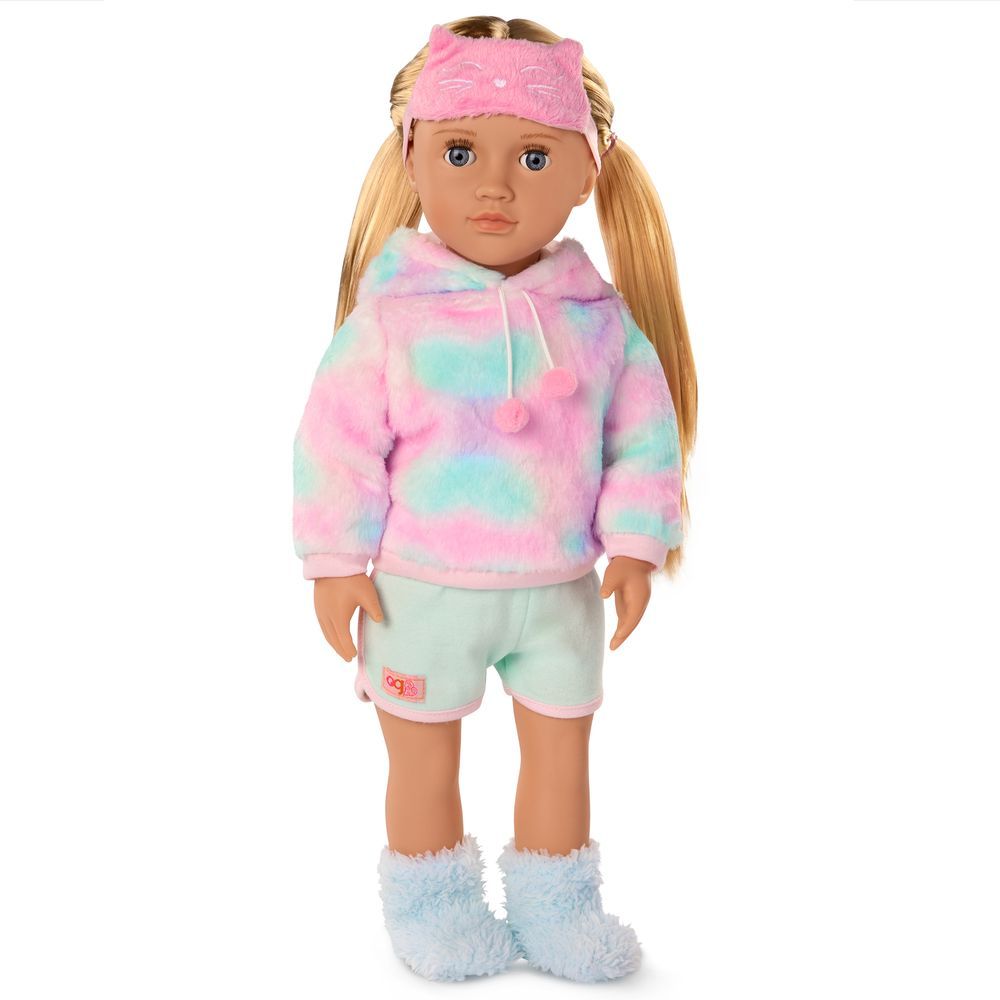 Our Generation - Mandy Fashion Doll With Cat Pyjama - Multicolor
