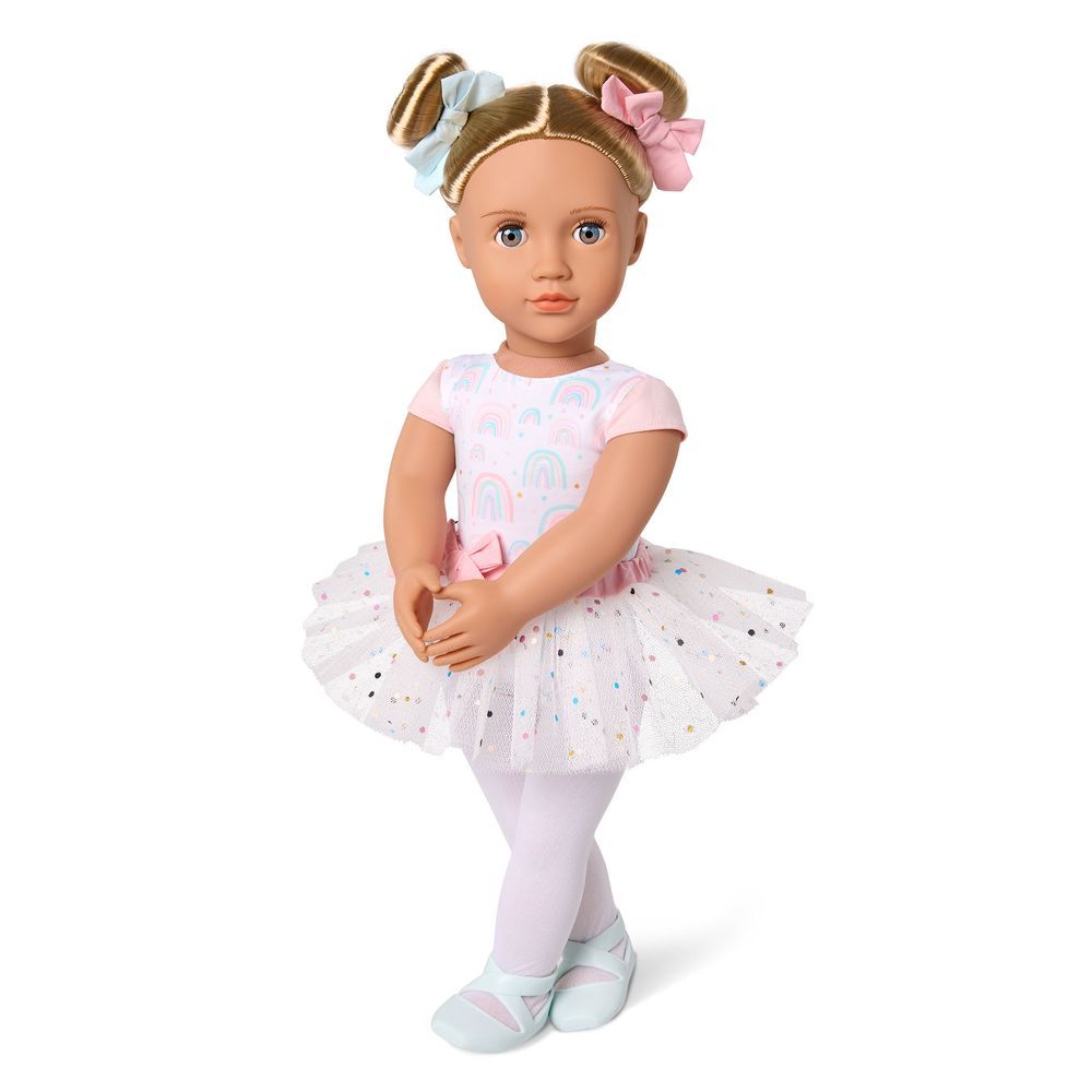 Our Generation - Kassia Doll With Rainbow Ballet Outfit - Multicolor