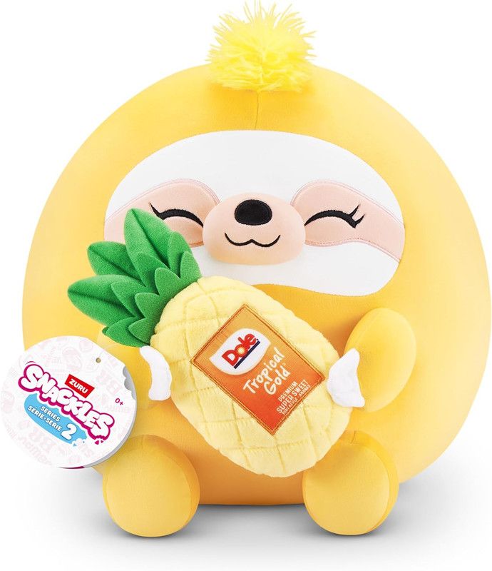 ZURU - Snackles Series 2 - Sloth & Dole 16 Inch Plush