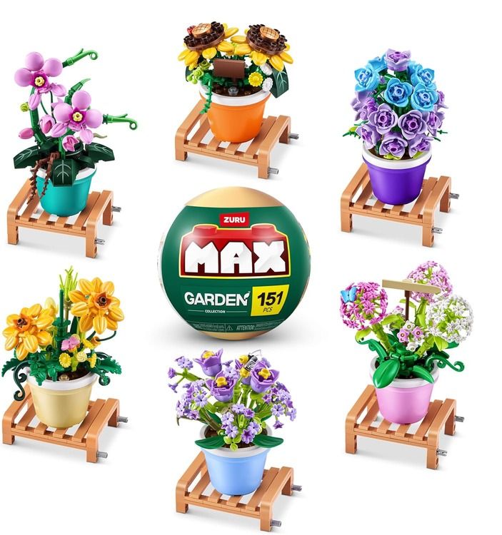 Zuru - Max Garden Collection Building Block Set Series 1 - Style May Vary - 1 Pc