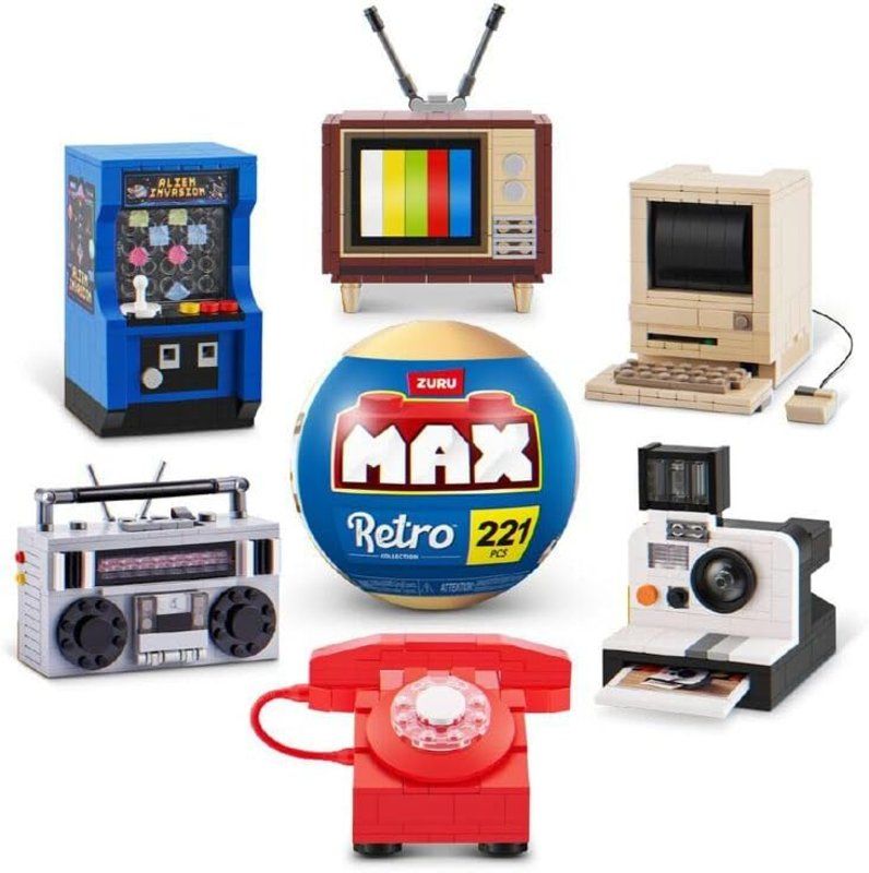 Zuru - Max Retro Series Premium Building Blocks - Style May Vary - 1 Pc