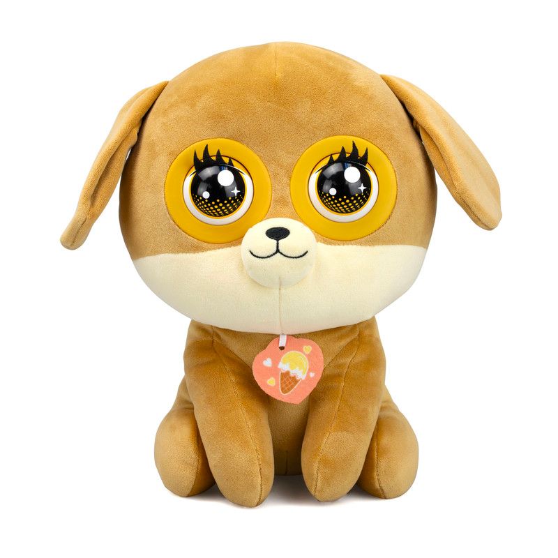 Silverlit - Winksies Caramel Puppy Blinking Soft Toy - Brown - 30 cm