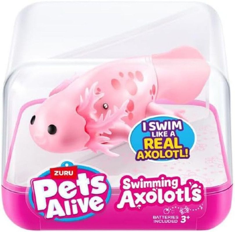 ZURU - Pets Alive Swimming Axolotl - Color May Vary