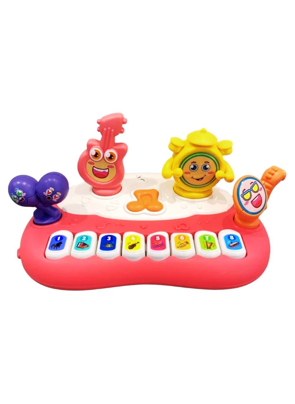 Little Angel - Baby Interactive Musical Toy Keyboard - Multicolor