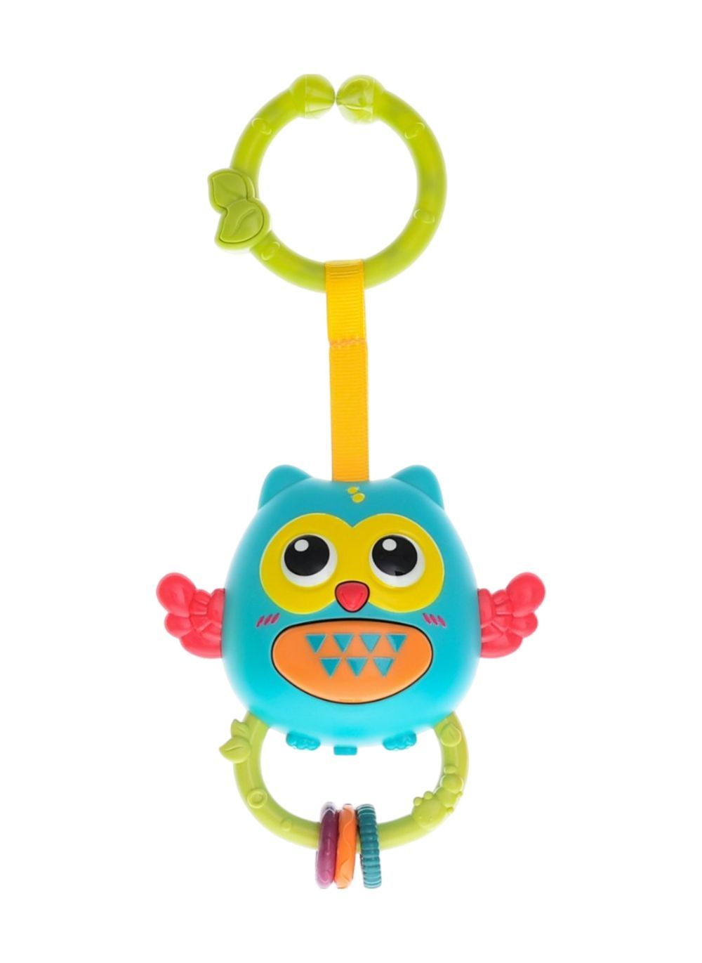 Little Angel - Baby Hanging Rattle Toy With Teether - Owl