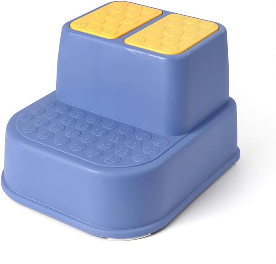 Little Angel - Kid's Non-Slip 2-Step Stool - Blue