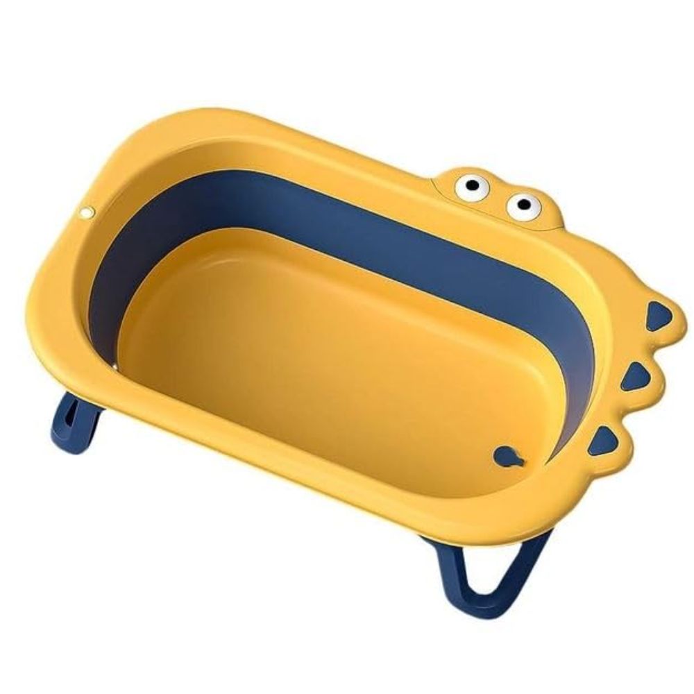 Little Angel - Foldable Baby Bath Tub - Yellow/Blue