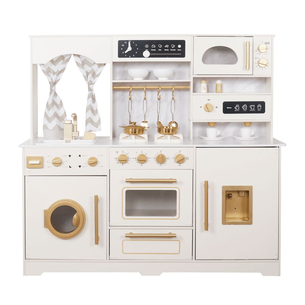 Little Angel - Wooden Kitchen Pretend Interactive Play Set