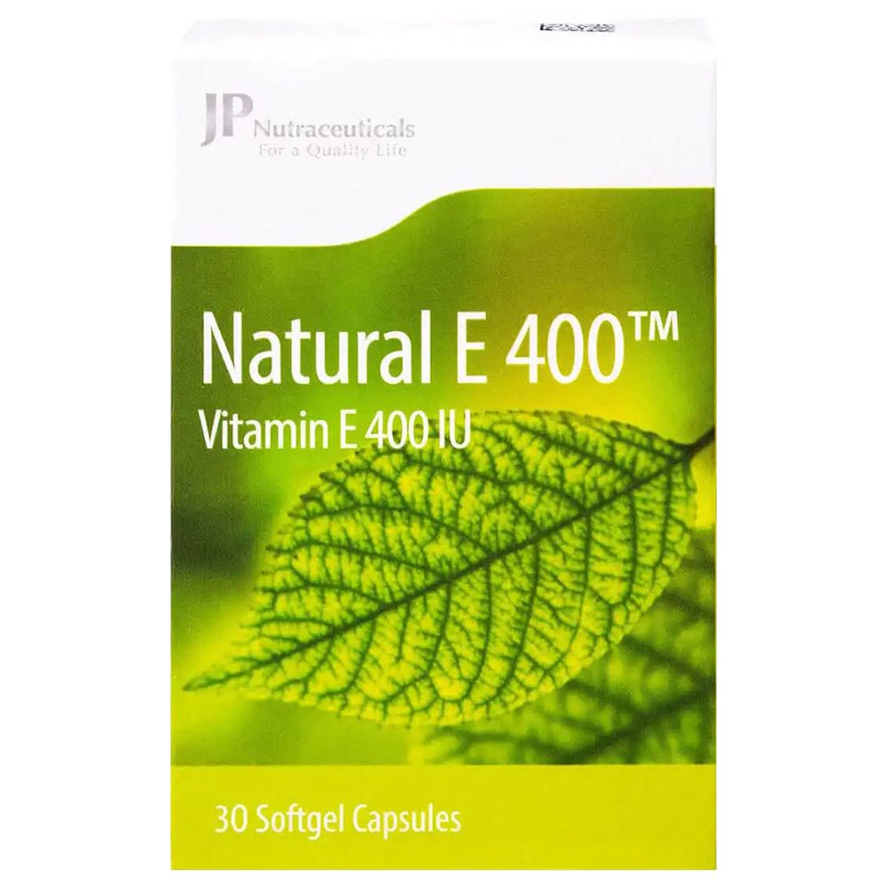 Jamjoom Pharma - Natural E 400 IU Softgel Capsules - 30 Pcs