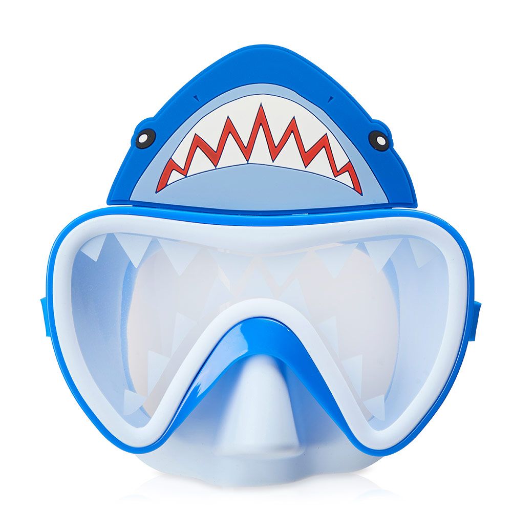 Bling2o - Aqua2ude Kids Swim Mask - Shark - Blue