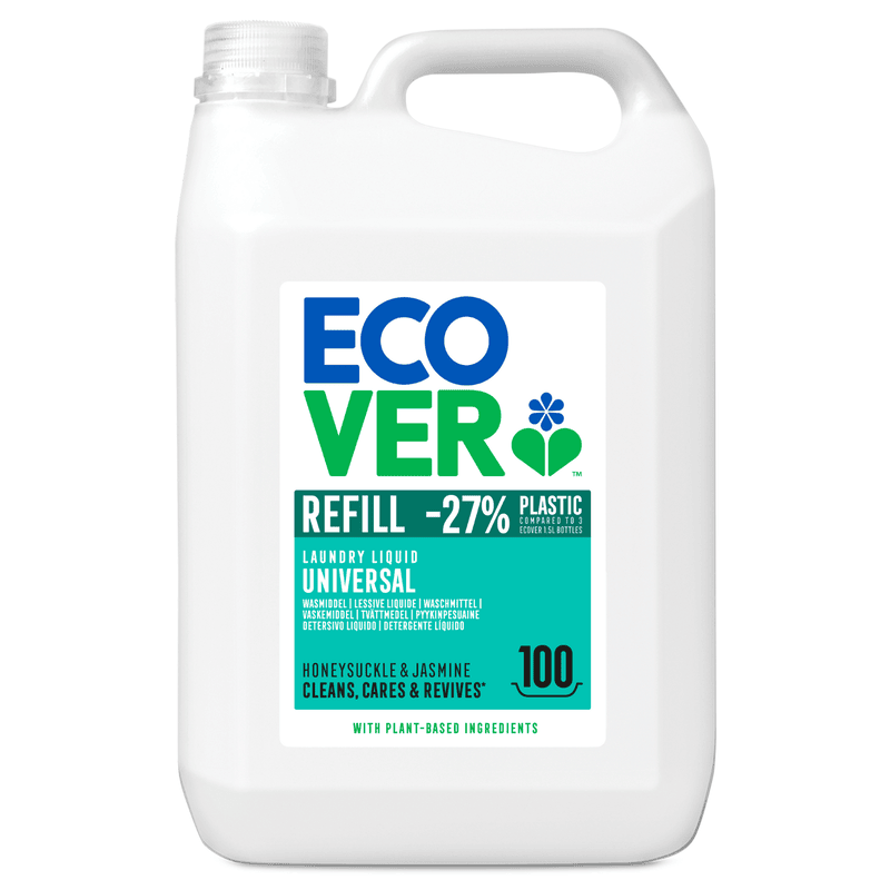 Ecover - Laundry Liquid Universal Concentrated 5L - Packaging May Vary