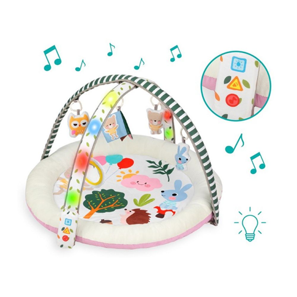 Little Angel - Baby Activity Gym Playmat & Hanging Rattle Toys