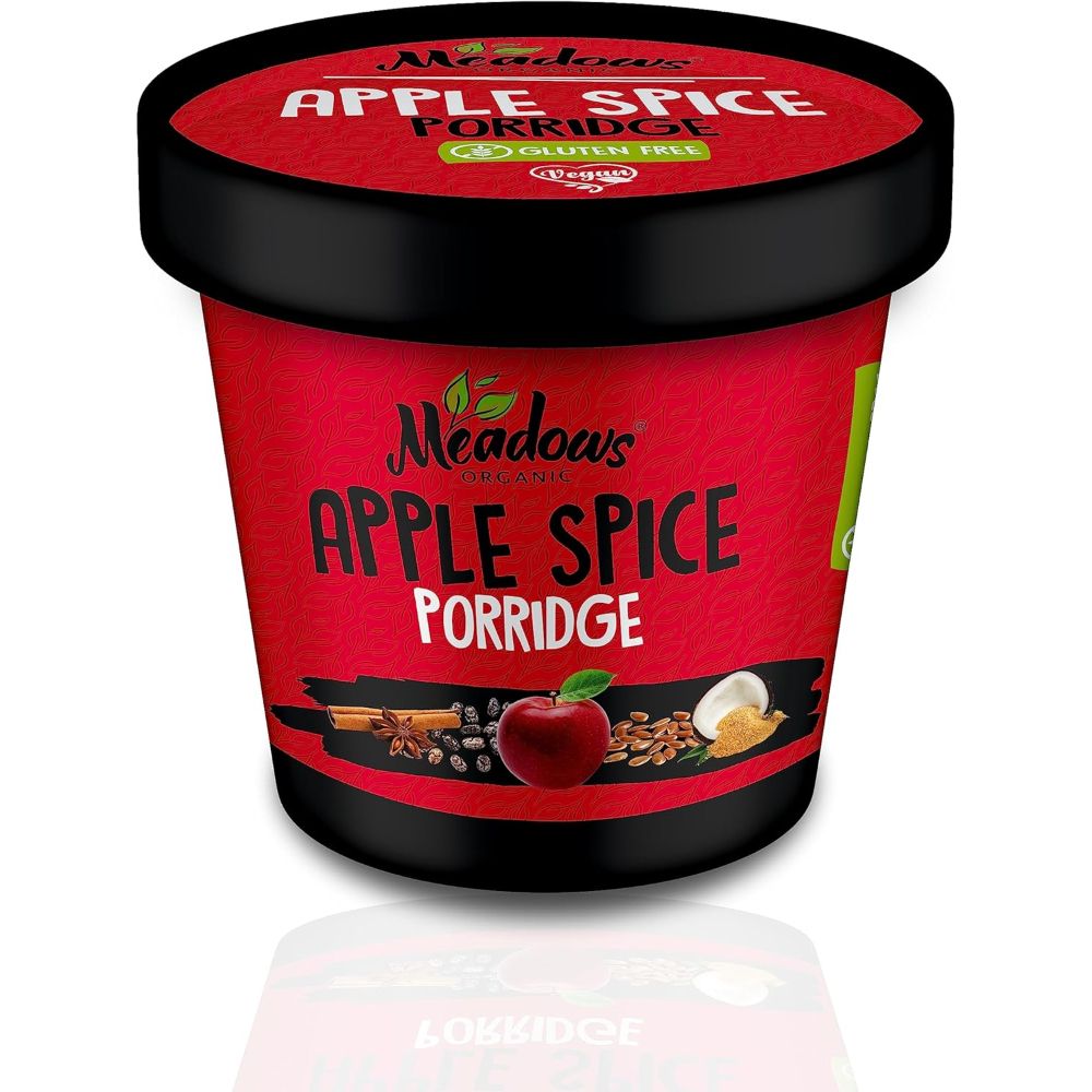 Meadows Organic - Apple Spice Porridge - 12 Pcs - 60 gm