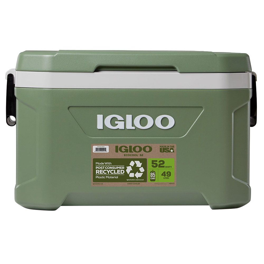 Igloo - Ecocool Latitude Cooler Box - Green - 49 L