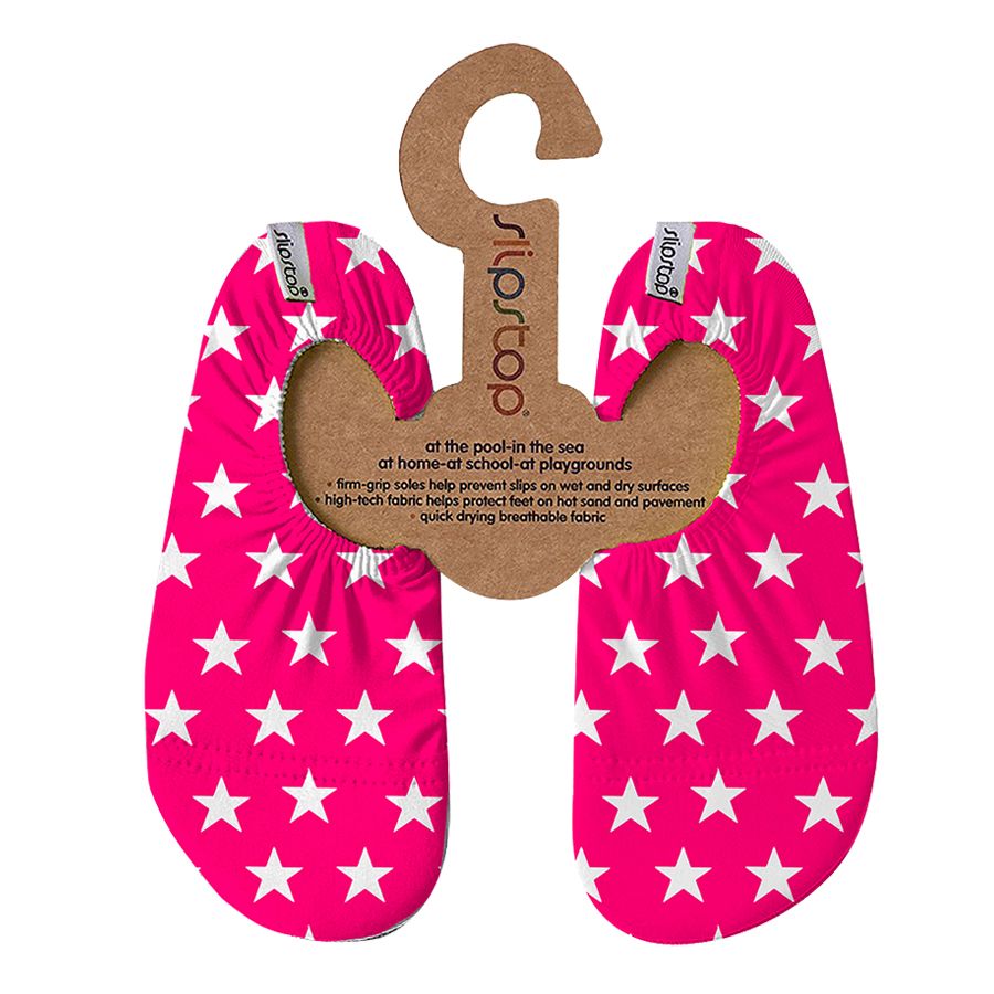Slipstop - Girl's Orion Junior Soft Swim Shoes - Pink/White