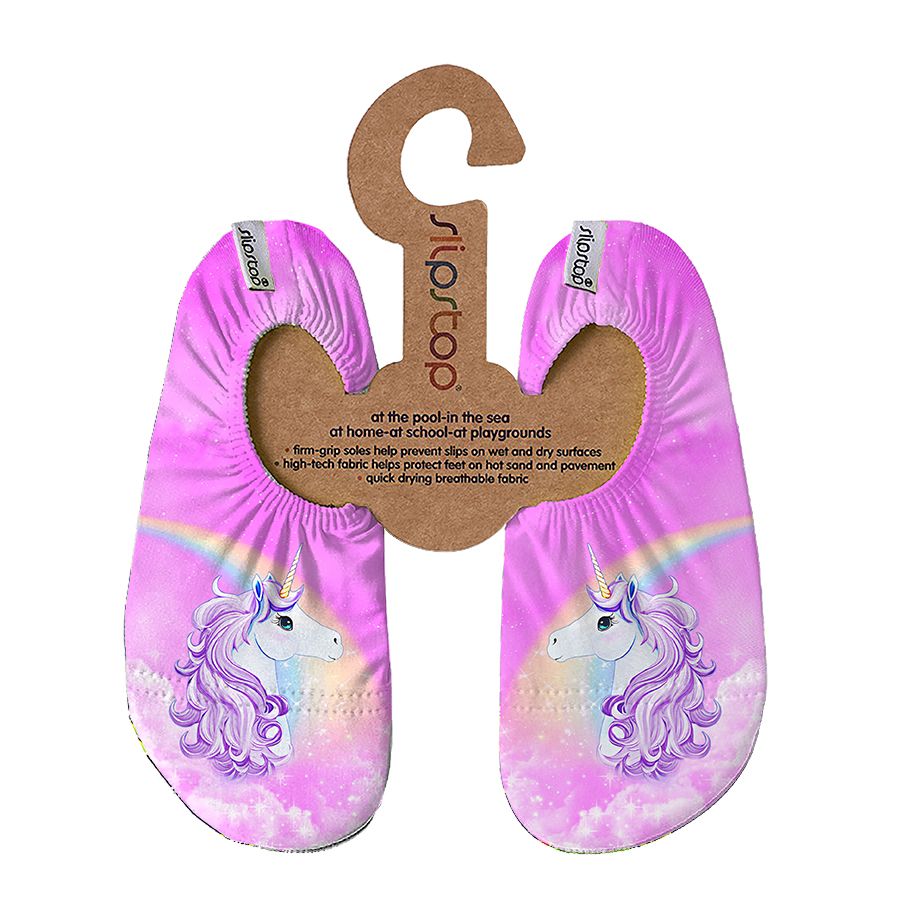 Slipstop - Girl's Mirage Junior Soft Swim Shoes - Pink/Purple
