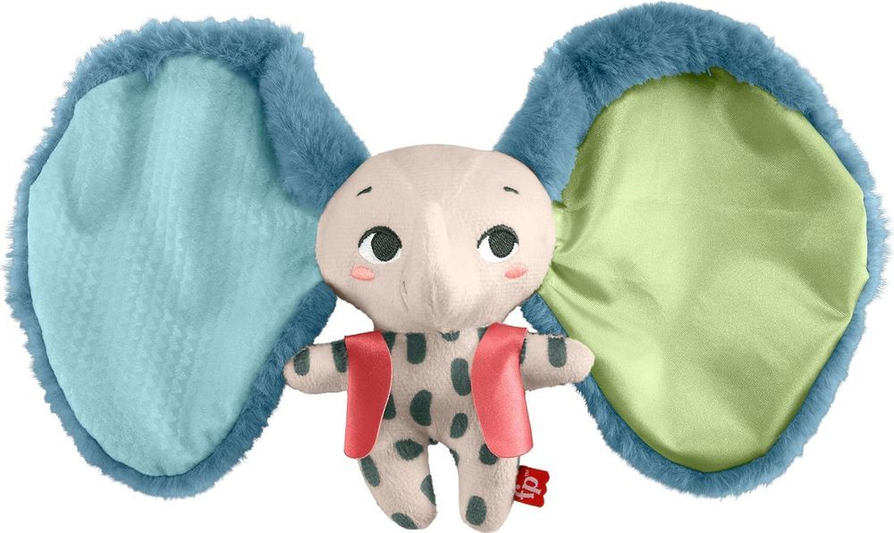 Fisher Price - All Ear Lovey Baby Sensory Elephant Plush Toy