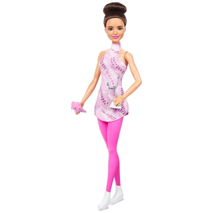 Barbie - Ice Skater Fashion Doll Playset - Multicolor - 3 Pcs